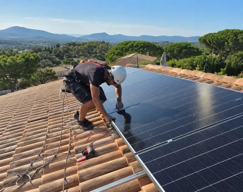 Installateur panneaux solaires Arnas — pose photovoltaïque sur toiture