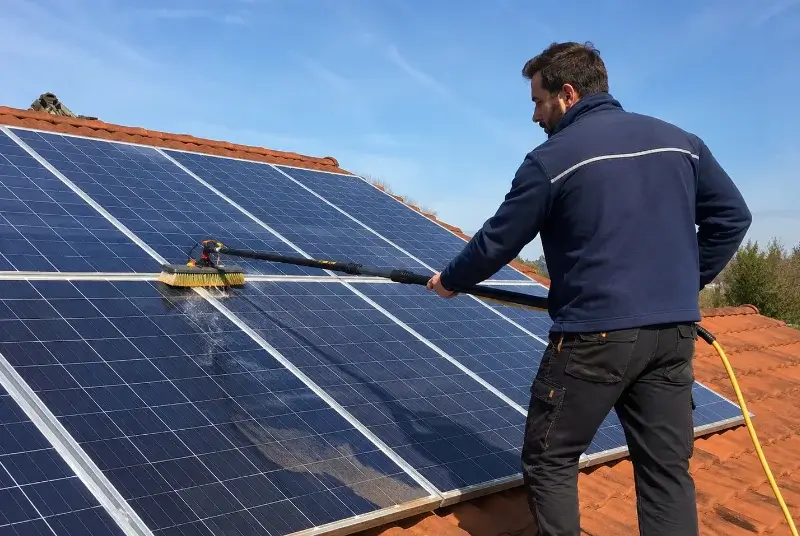 Nettoyage et entretien de panneaux solaires à Arnas